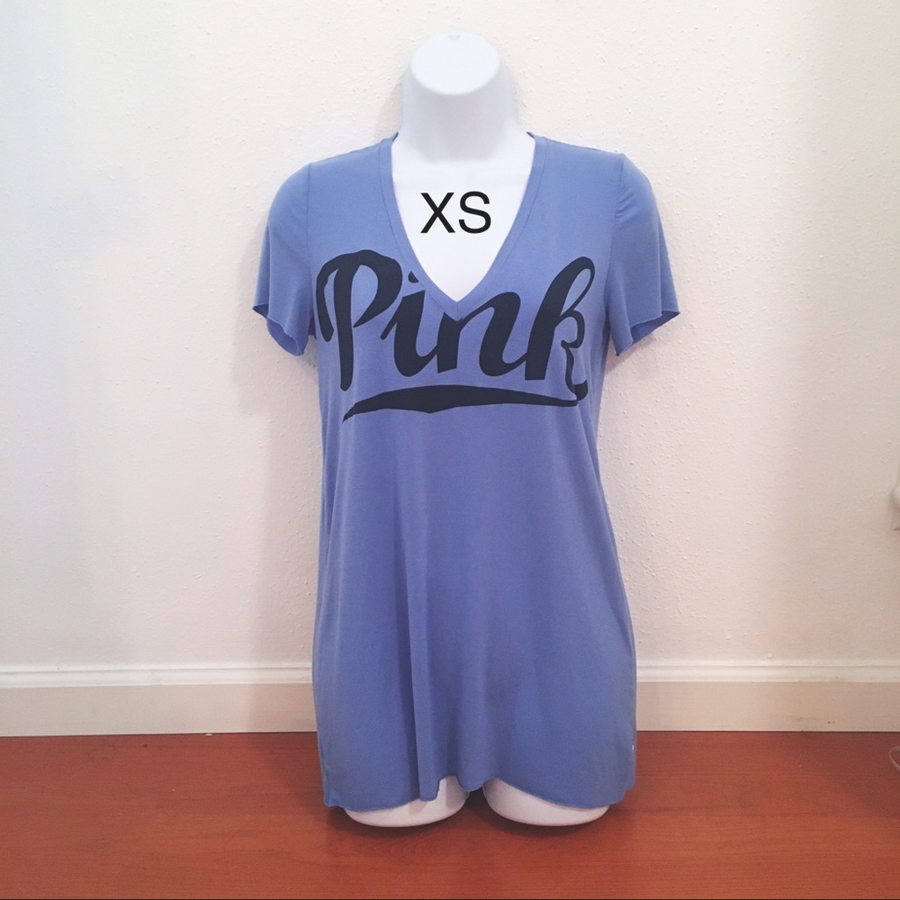 Victoria’s Secret PINK Super Soft Slouchy V-Neck Tee-XS